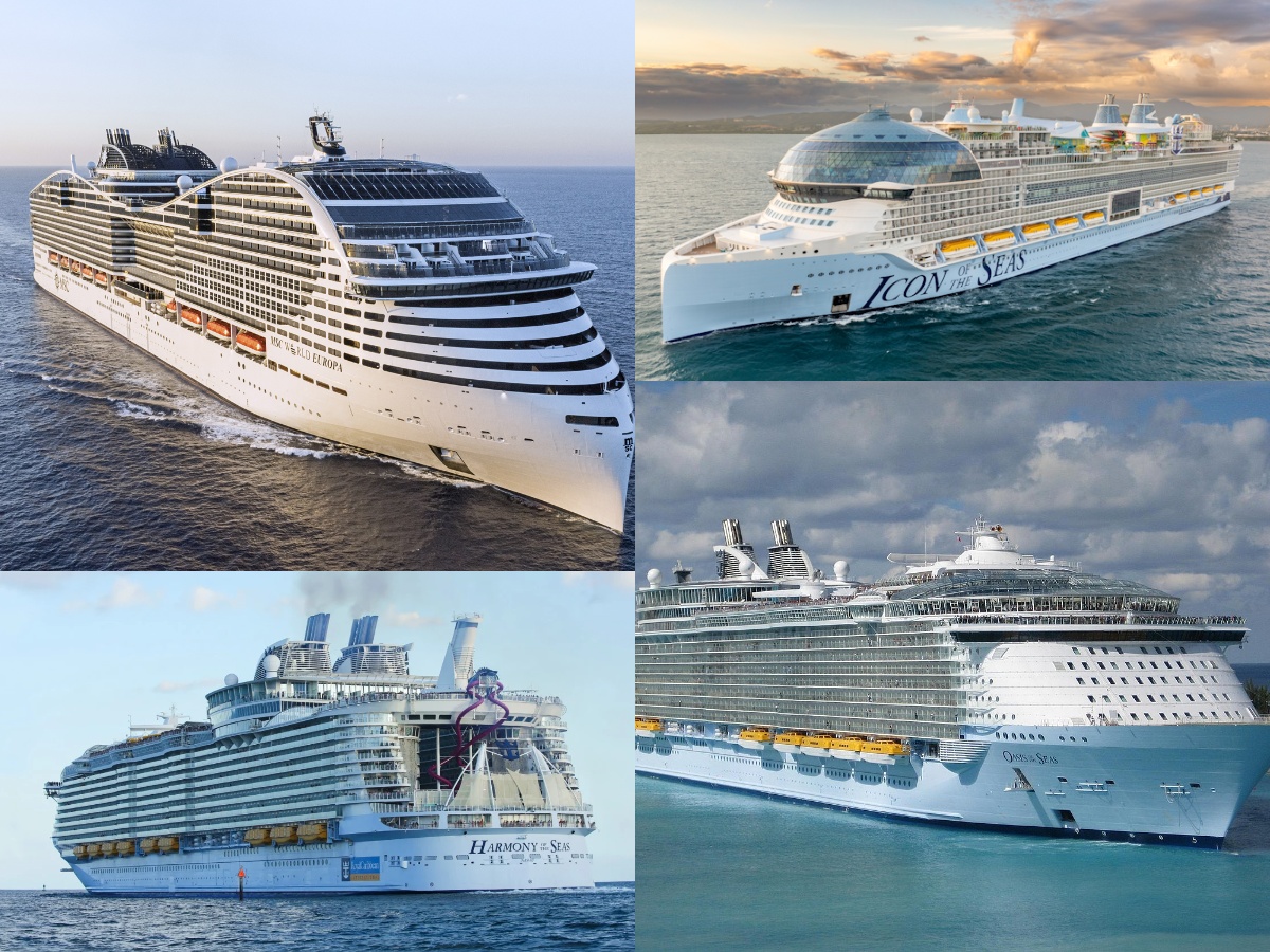 Top 10 Biggest Cruise Ships in the World in 2025