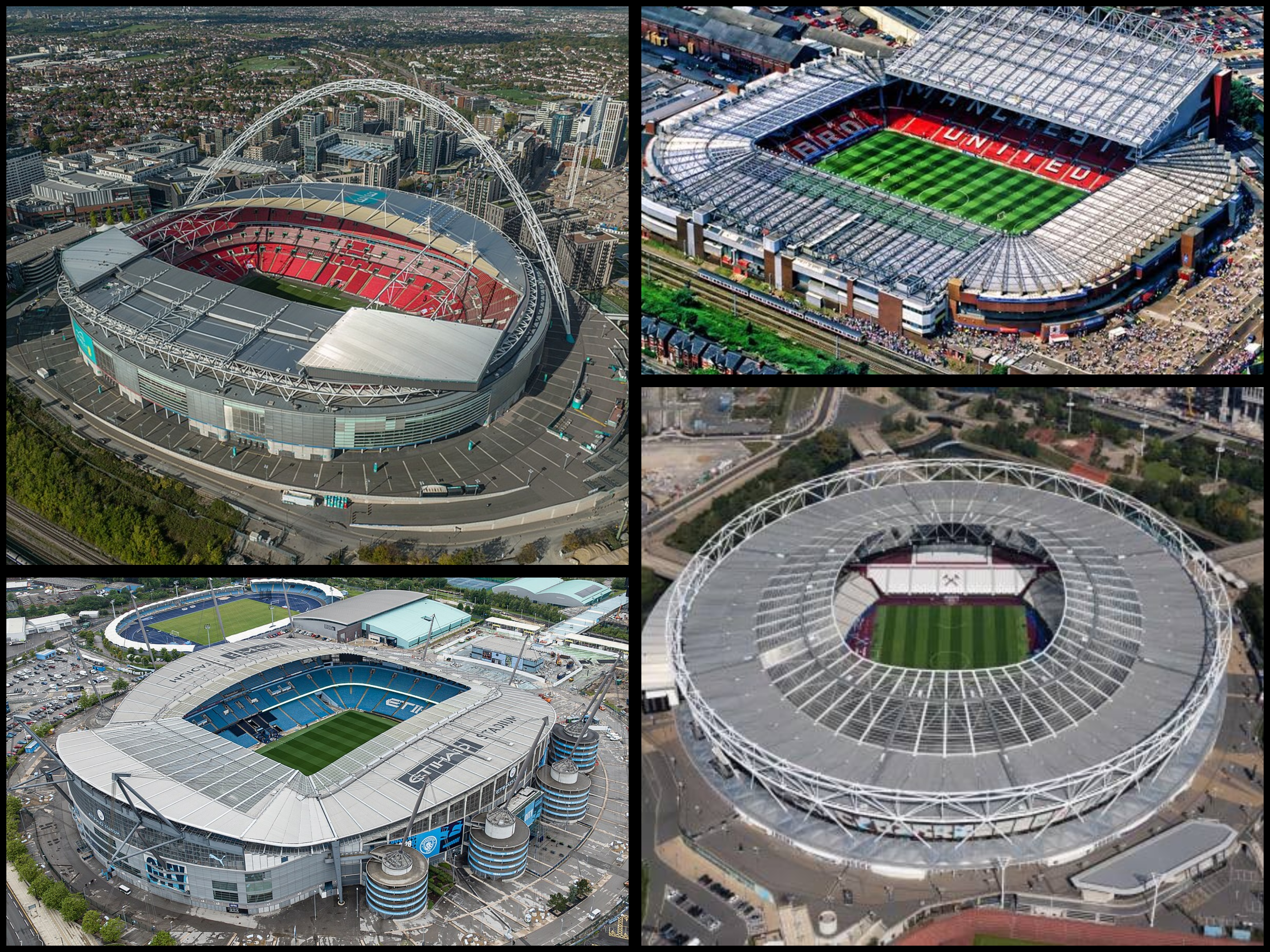 Top 10 Biggest Football Stadiums in England 2025